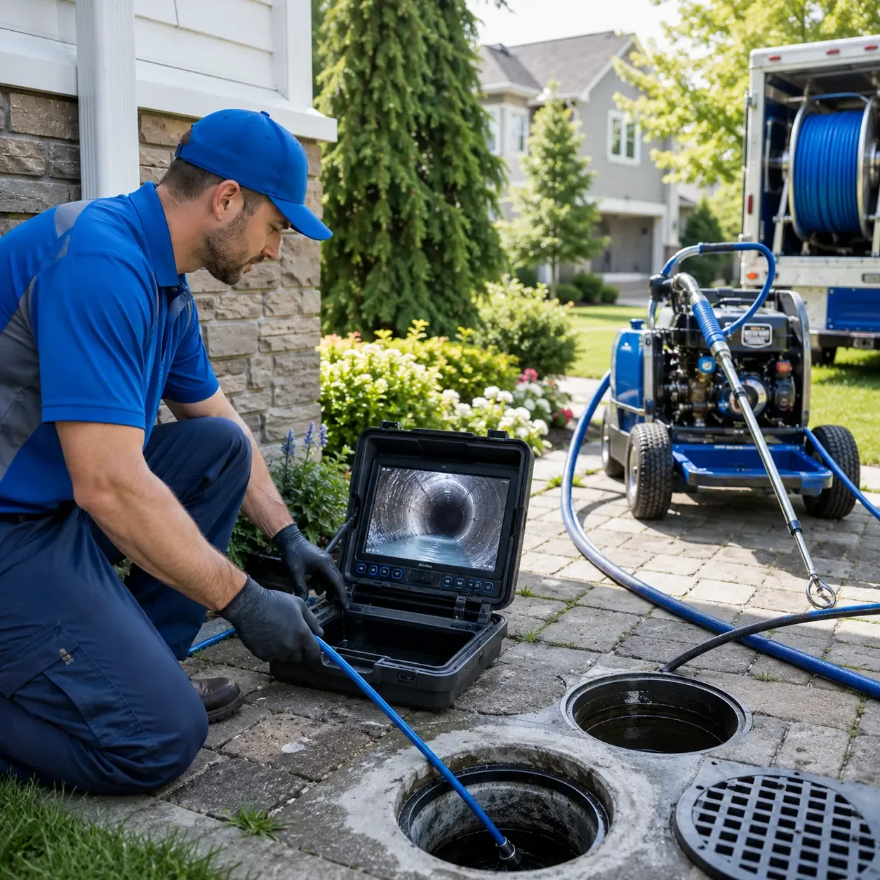 Outdoor drain cleaning professionals serving Norton, VT